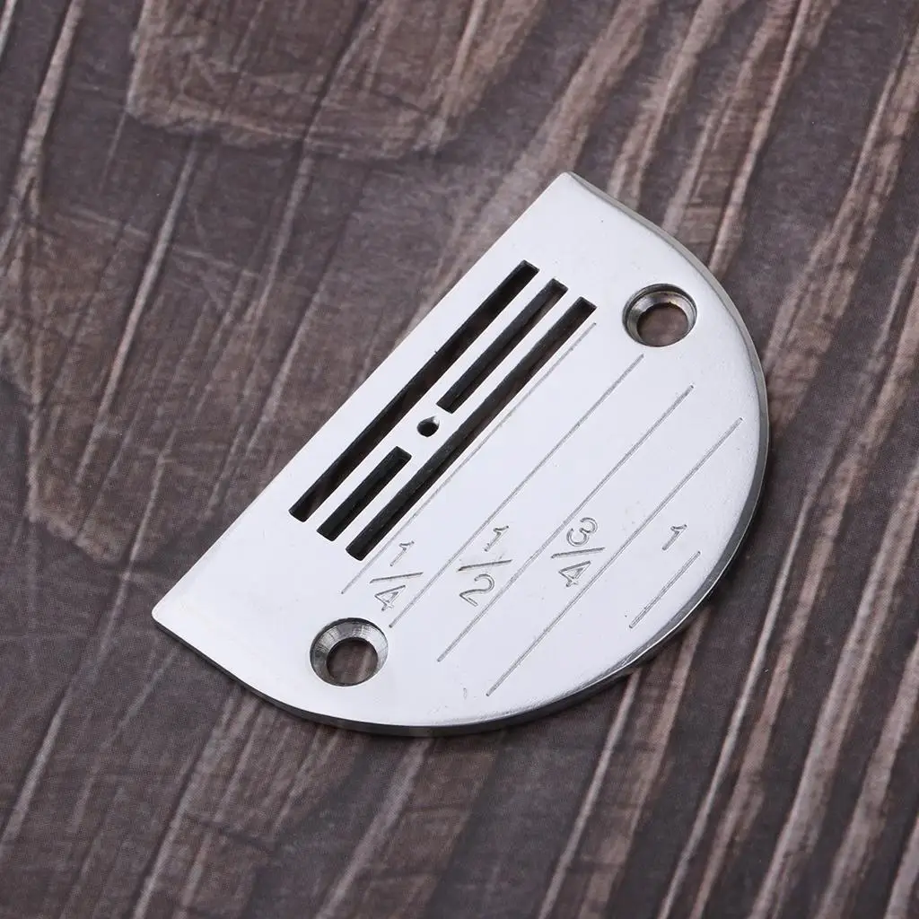 Heavy Duty Needle Throat Plate Metal Industrial Sewing Machine Plate for Sewing Projects and Repairs