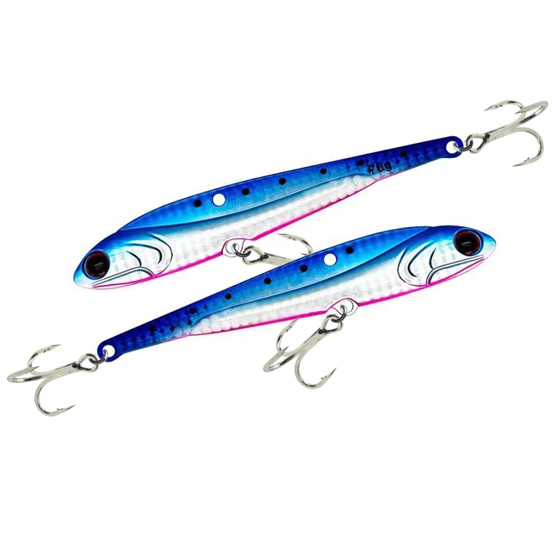 AS VIB Fishing Lure Bait 70g Metal Jig Sinking Sea Fishing Pesca Spinner Bait Boat Fishing VIBRATION Tuna Grouper Leurre Bait