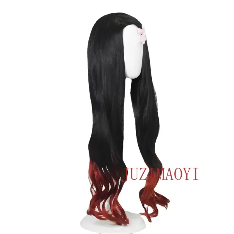 نيكو وعد تأثيري Zwart Oranje Gradiënt زي تأثيري ، دعامة الشعر الاصطناعية