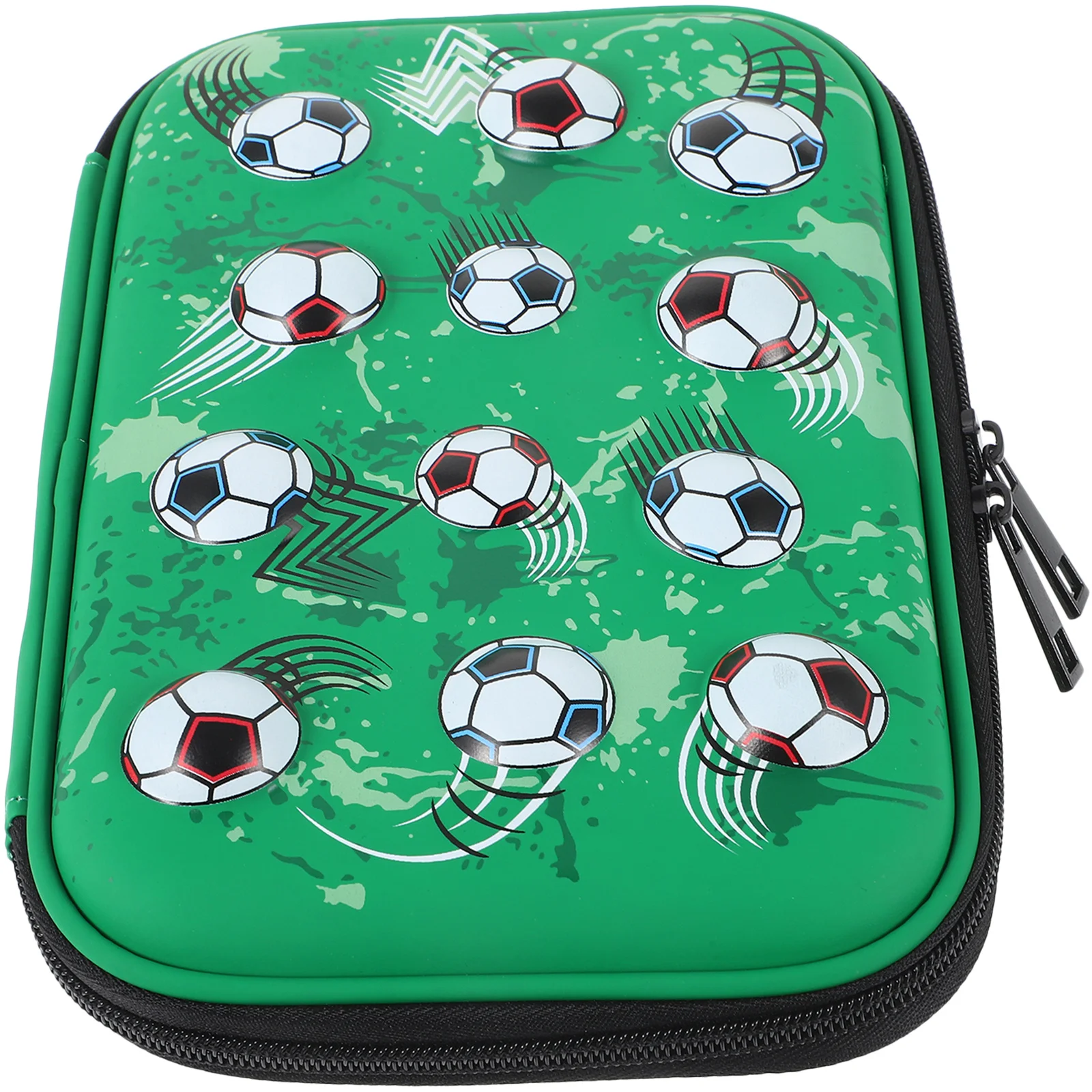 

Football Design Pencil Case Large Capacity Eva Storage Bag Multi Function Zipper Organizer Portable Stationery Pouch