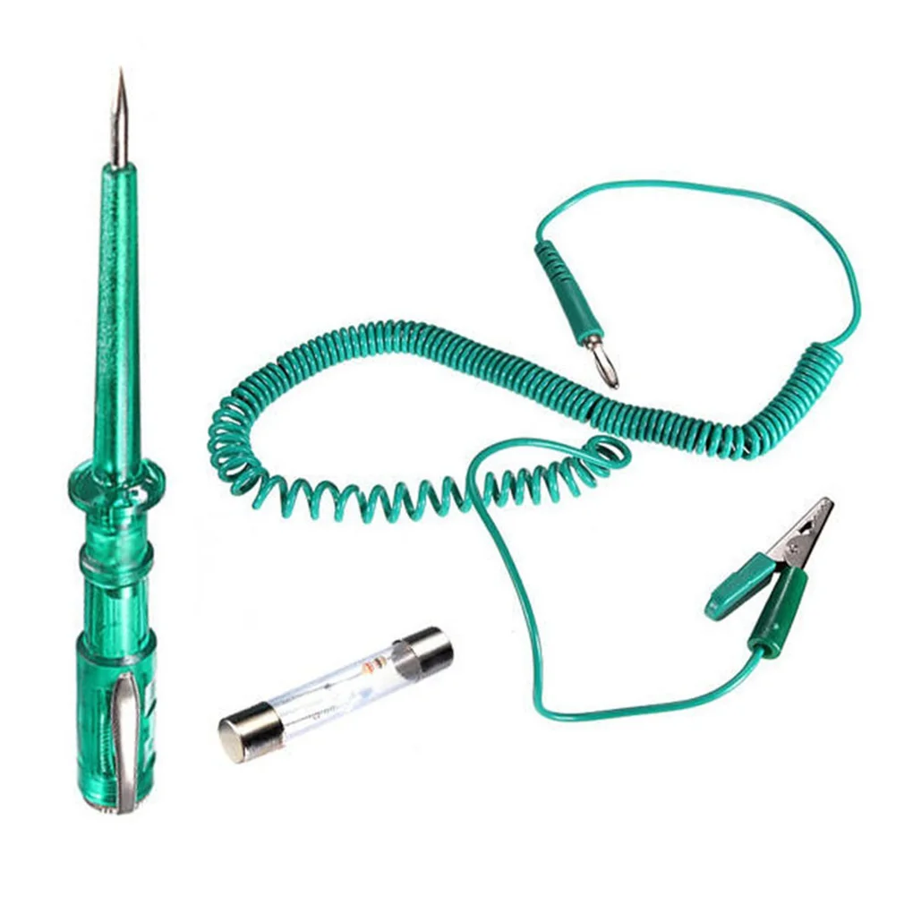 Car Motorcycle Motorbike Circuit Electric Tester Pen Clip Design Pencil Detector DC 6V-12V-24V