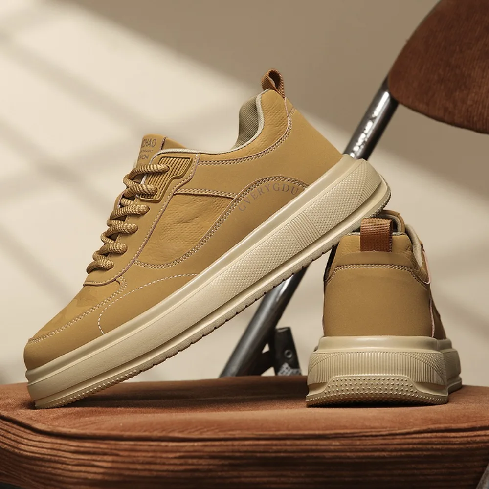 

Новинка: Мужские повседневные кроссовки, модная обувь для скейтбординга, супермягкие кожаные кеды, обувь для отдыха и прогулок, мужские теннисные кроссовки.