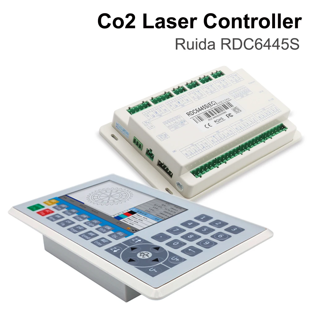 جهاز تحكم بالليزر QDHWOEL Ruida ، ترقية لآلة القطع والنقش بالليزر CO2 ، 6445G ، 6445G ، 6445S ، RDC6445G