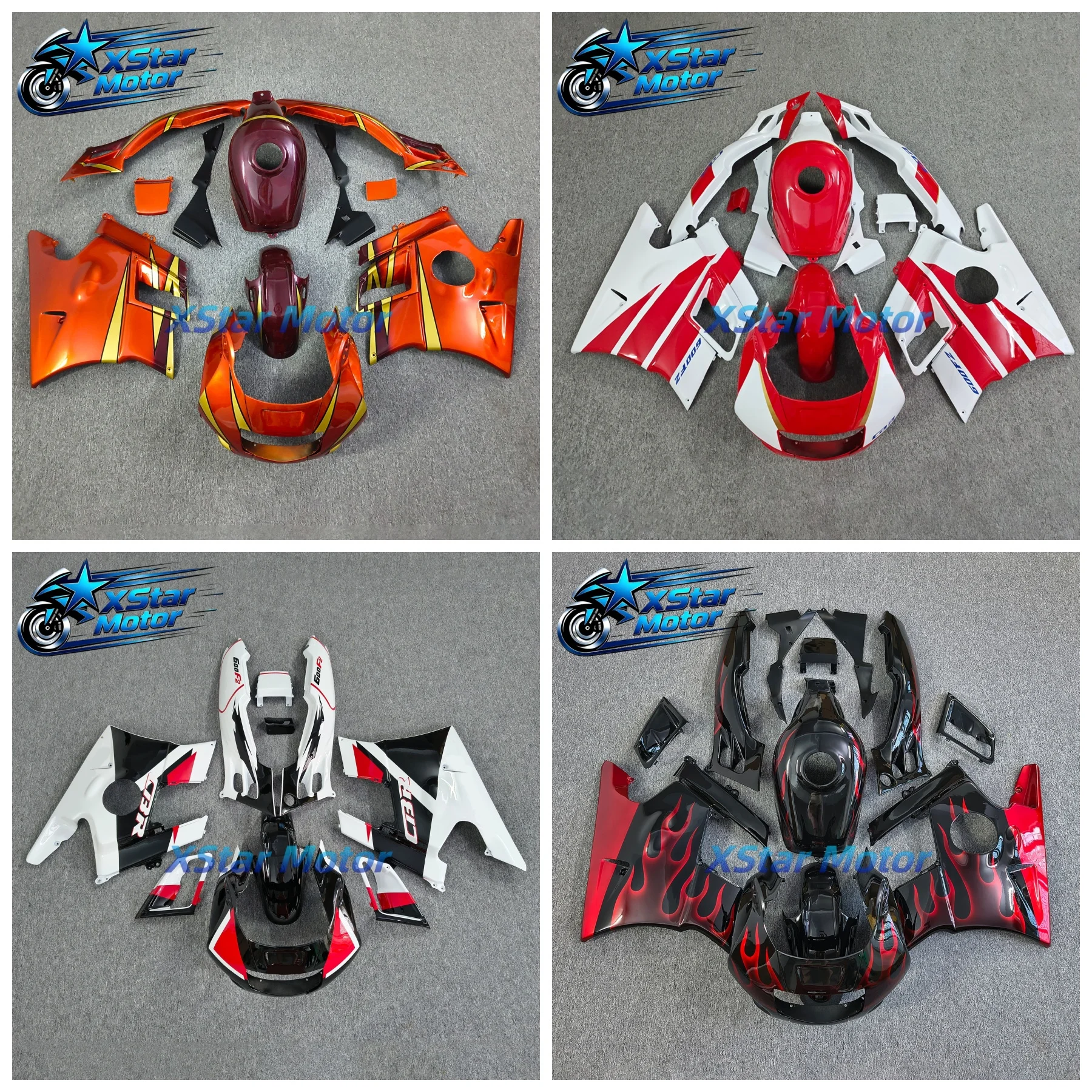 Motorcycle Fairing Kit ABS Plastic Body Fairings Bodywork BodyKit For CBR600F F2 1991 1992 1993 1994
