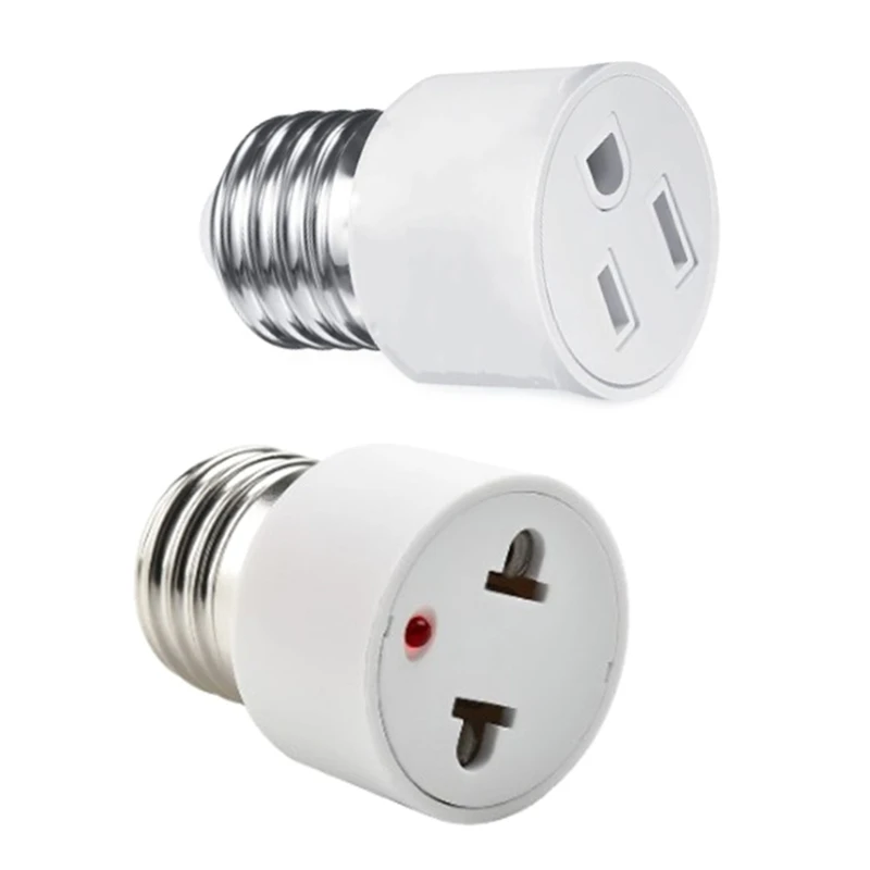 E27 Socket Converter US/EU Plug Adapter for Light Bulbs Holder Converter Base Socket Lighting Accessory Drop Ship