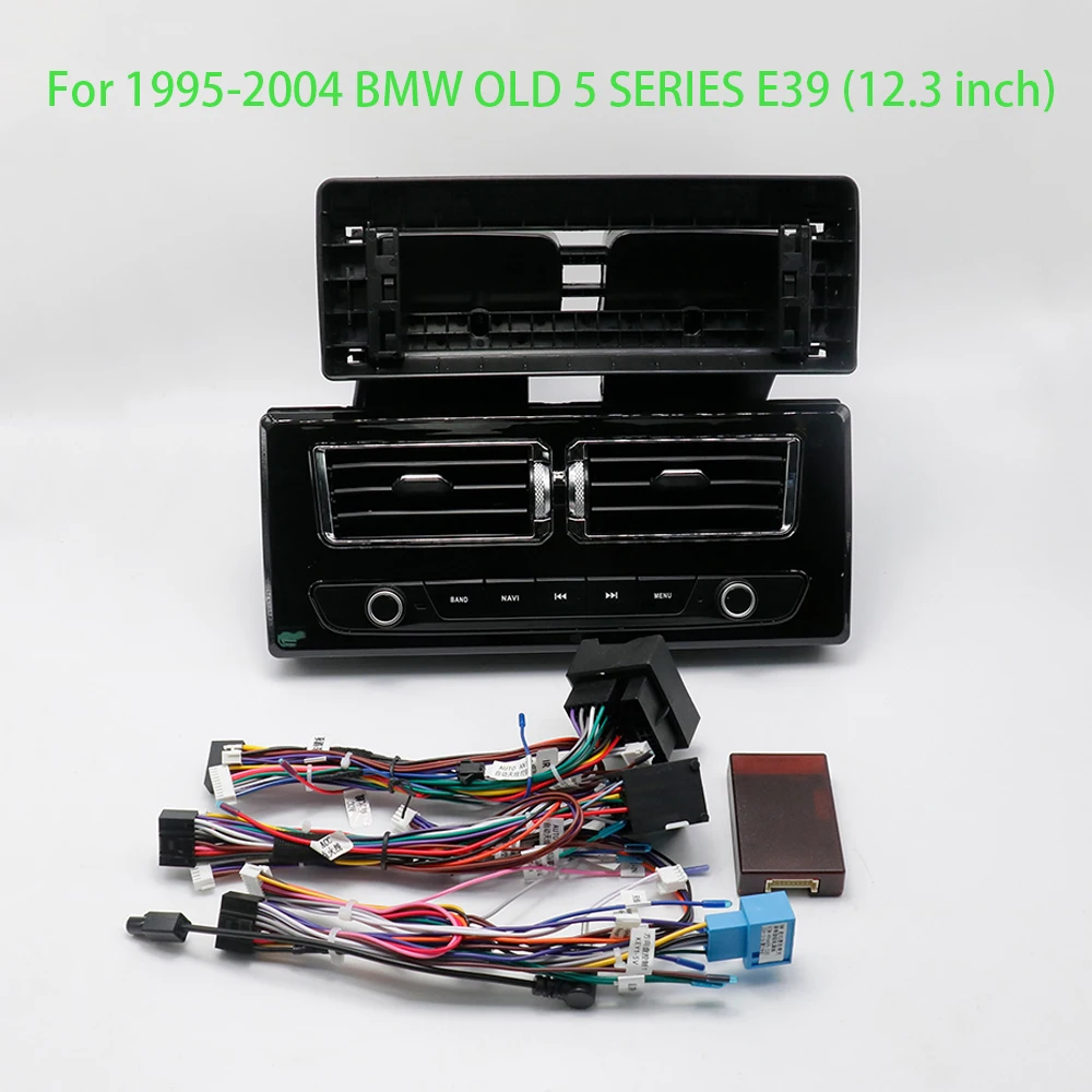 

For 1995-2004 BMW OLD 5 SERIES E39 12.3 Inch Car Frame Fascia Adapter Android Radio Dash Fitting Panel Kit Navigation frame