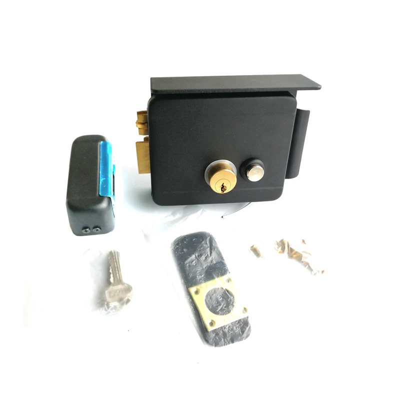 porta eletronico gate lock dc sistema de controle de acesso rfid bloqueio de controle eletrico rua exterior lock 12v 01