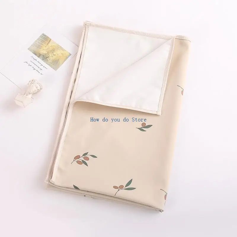 19QF 35x50 سنتيمتر المحمولة حفاضة تغيير الطفل مقاوم للماء قابلة لإعادة الاستخدام حفاضات غطاء مراتب مضاد للماء عالي الجودة سجادة #3