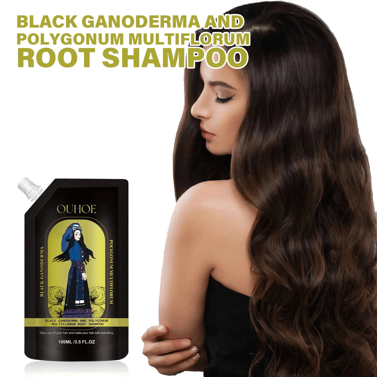 Hair Growth Shampoo Anti Thinning Prevent Hair Loss Scalp Treatment Deep Cleaning Improve Frizz Refreshing Oil Control Hair Care