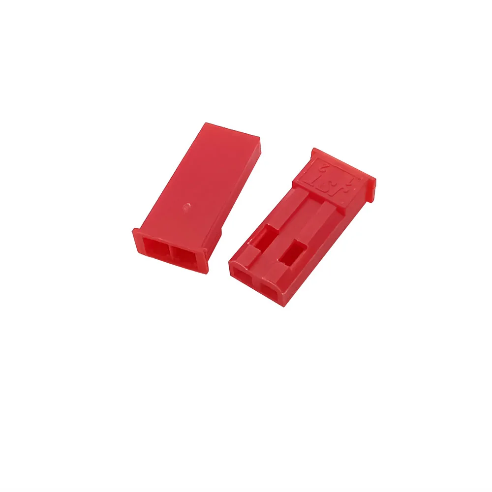 10/20/50Sets 2 Pin JST Red Plug Connector 2.54mm Male Female Housing Crimp Terminal Connector JST SYP 2P for RC Lipo Battery