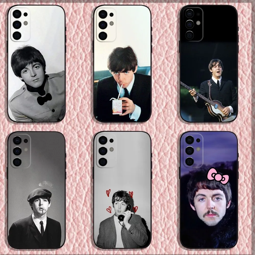 Singer P-Paul M-McCartney Phone Case For Samsung S24,S21,S22,S23,S30,Ultra,S20,Plus,Fe,Lite,Note,10,9,5G Black Soft Shell