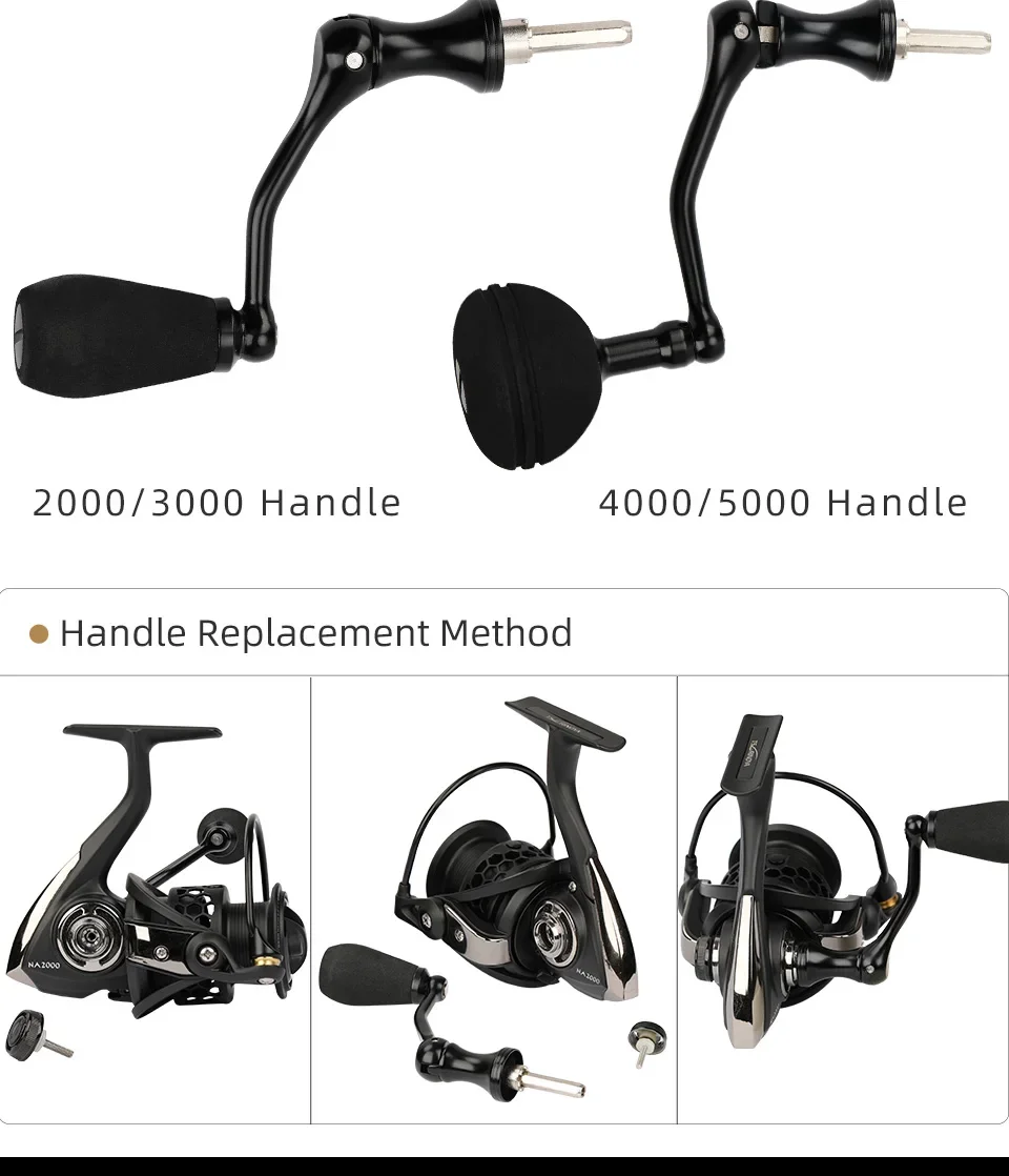 TSURINOYA NA 2000 3000 4000 5000 بكرة صيد دوارة رائجة البيع 12 كجم ماكس قوة السحب بكرة الصيد باس بايك خيط صنارة الصيد بكرة