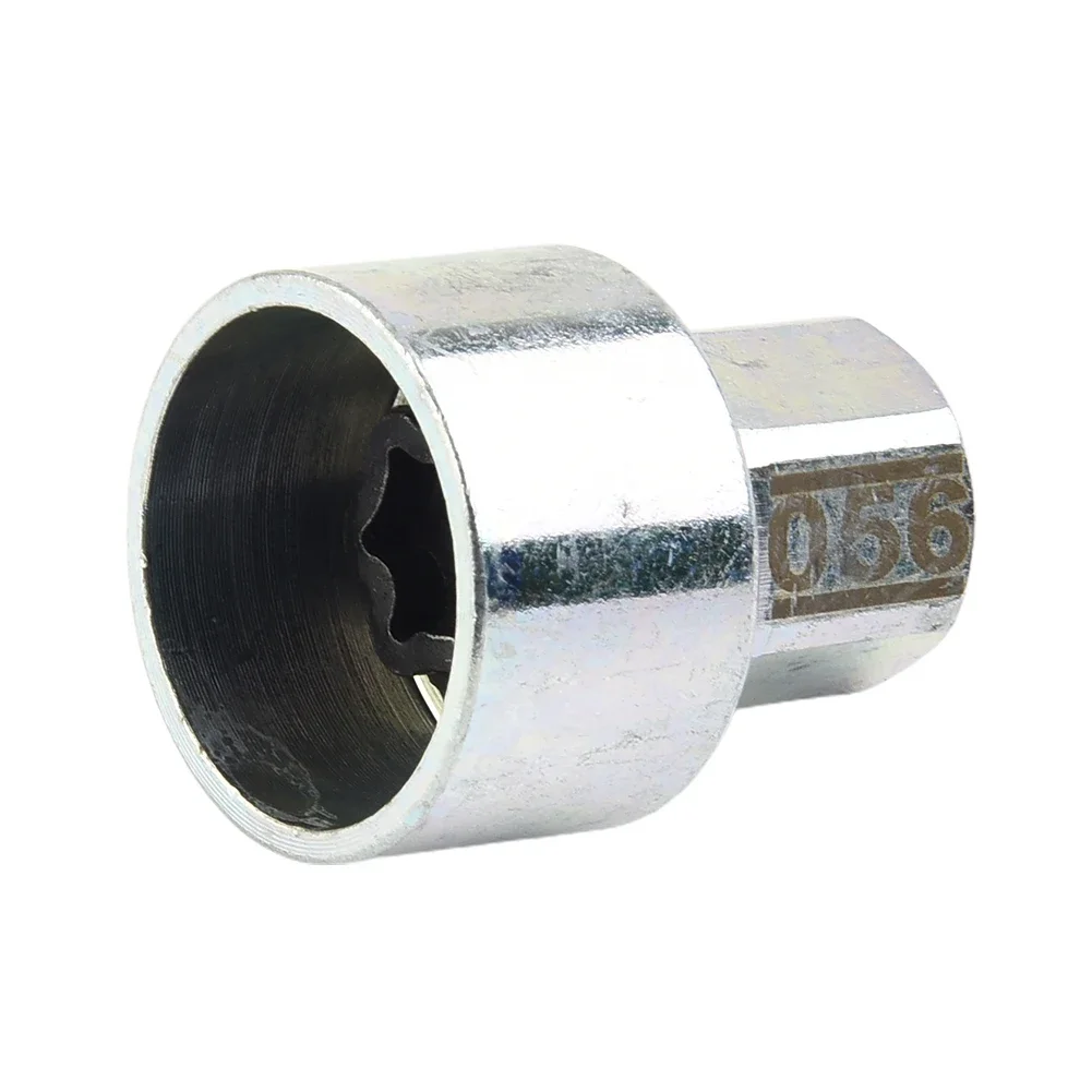 Tire Wheel Lock Anti-Theft Screw Lug Nut Bolt #56 Removal Key Socket For BMW 1 3 4 5 6 7 Series Car Replacement