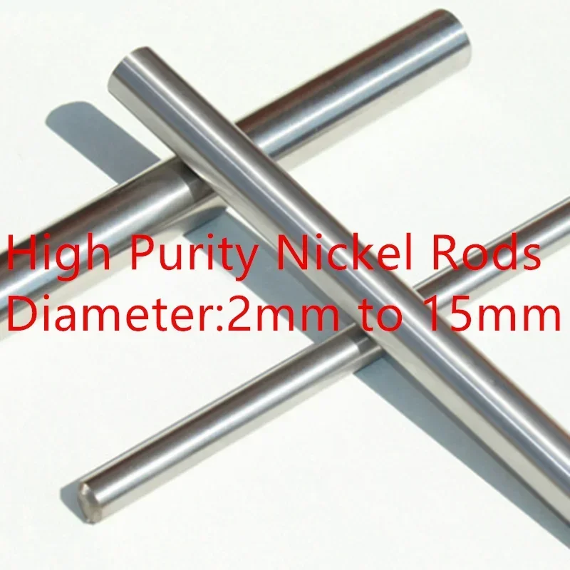 

Nickel Rod 99.99% Pure Nickel Ni Metal Rod Ni Round Bar Rod Anode Element Electroplating Electrode