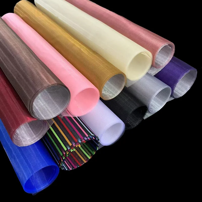 3Meters Thicken Hard Mesh Nylon Ultra-Stiff Sculptural Tulle Designer Fabric - Structural Silhouette Textile for Couture Dresses