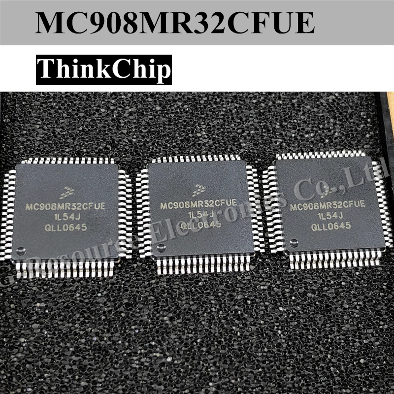 (1 pcs) MC908MR32CFUE QFP-64 MC908MR32 - 8-Bit Microcontroller 32KB Flash 8MHz 4.5V-5.5V