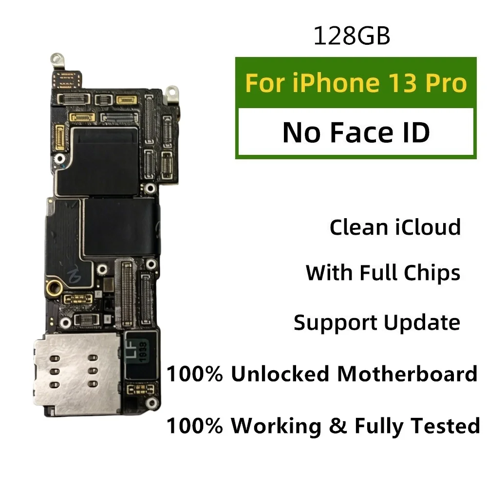 100% Working Motherboard For iPhone 13 Pro Mainboard With/No Face
