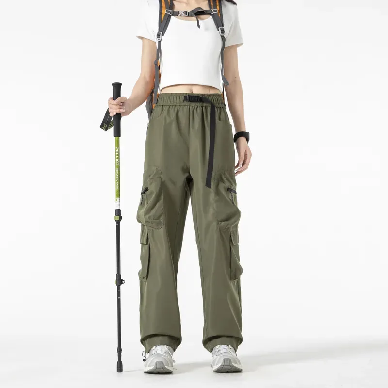 

The new autumn style of men's loose large sized multI pocket Korean style trendy and versatile tight fitting casual pants