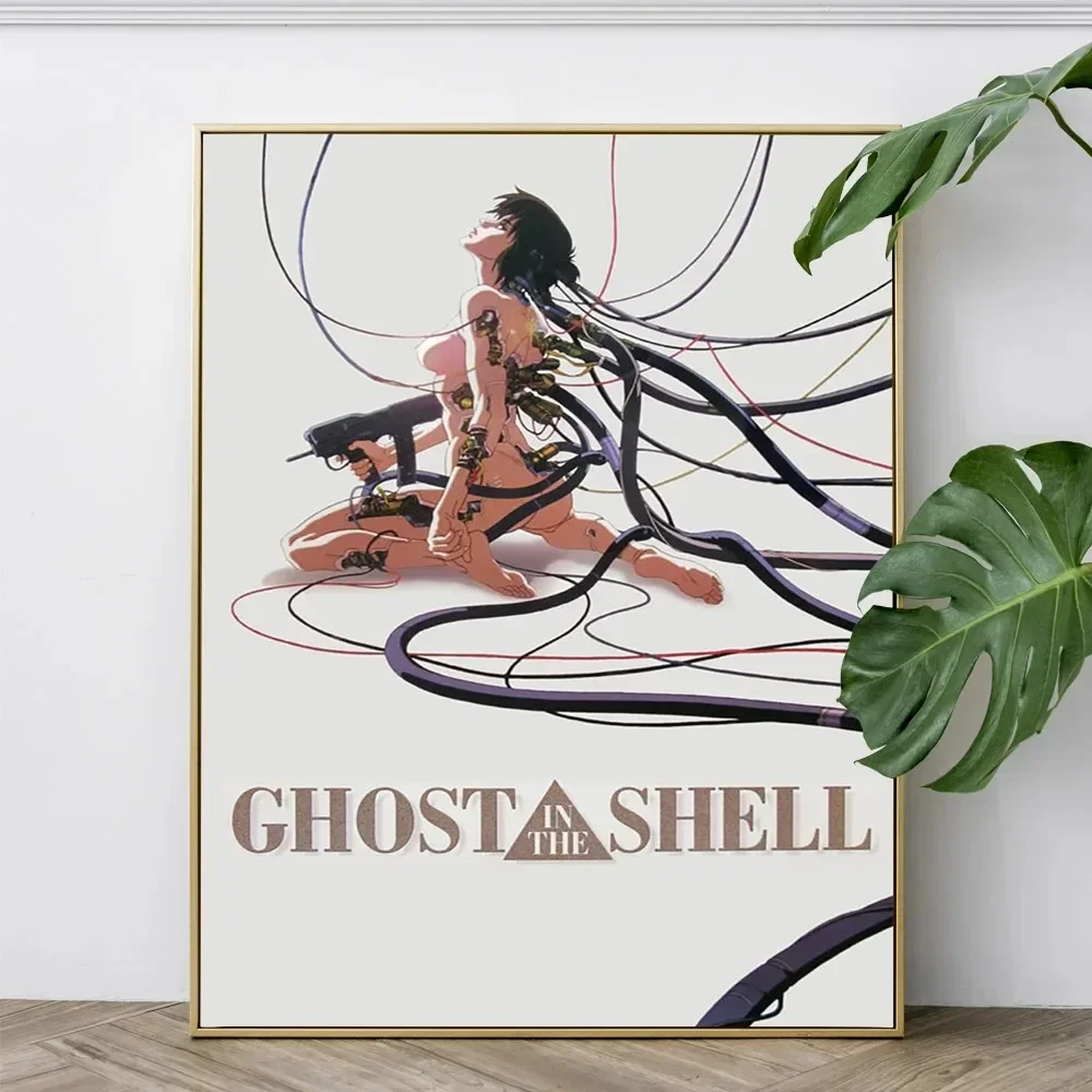 Klassische Science-Fiction-Anime-Geist in der Muschel, Leinwandgemälde, Comics, Leinwanddruck, Kunst, Wandgemälde, Dekoration