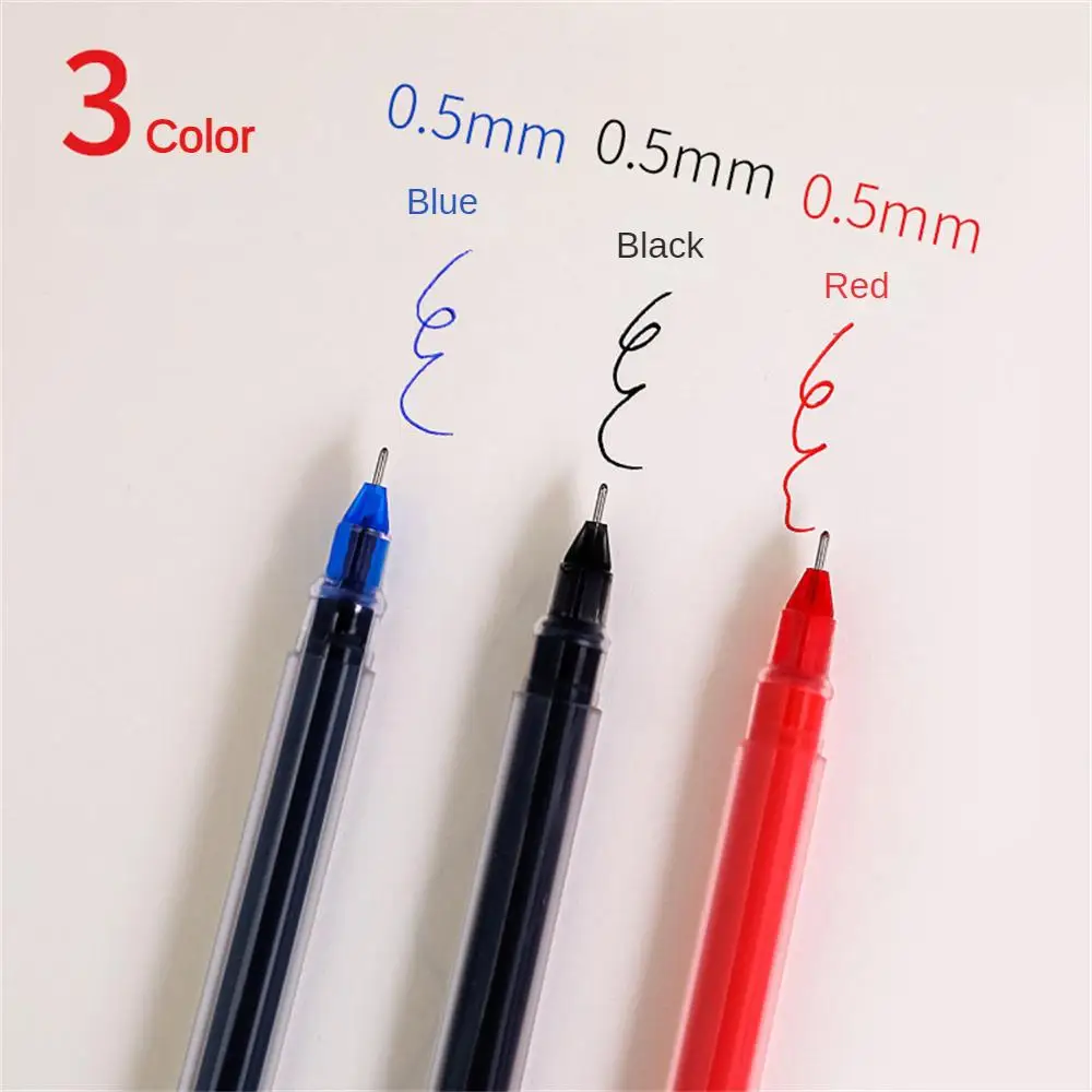 Bolígrafo negro cómodo y estable anticaída, fácil de llevar, almacenamiento de tinta de gran capacidad, papel no fácil de rayar, suministros para estudiantes