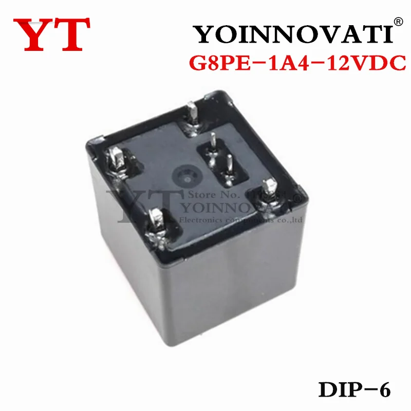 2piece 10piece G8PE-1A4 12VDC G8PE-1A4-12VDC G8PE1A4 12VDC DC12V Relay 6pin