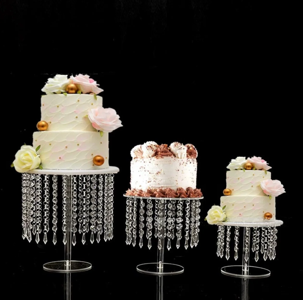 Wedding Dessert Table Cake Stand Combination Set, Acrylic Pastry Plate, West Point Tray, Party Decoration