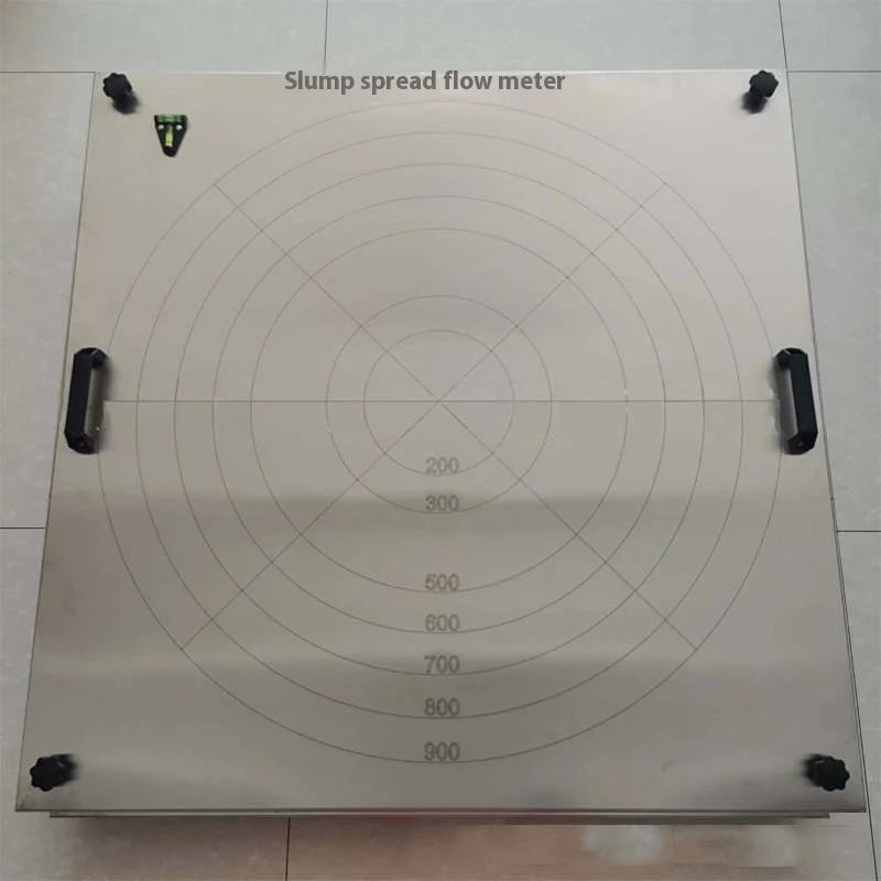 ASTM Standard Self-Compacting Concrete Meter Stainless Steel Slump Expansion Flow Testing Equipment with 1 Year Warranty