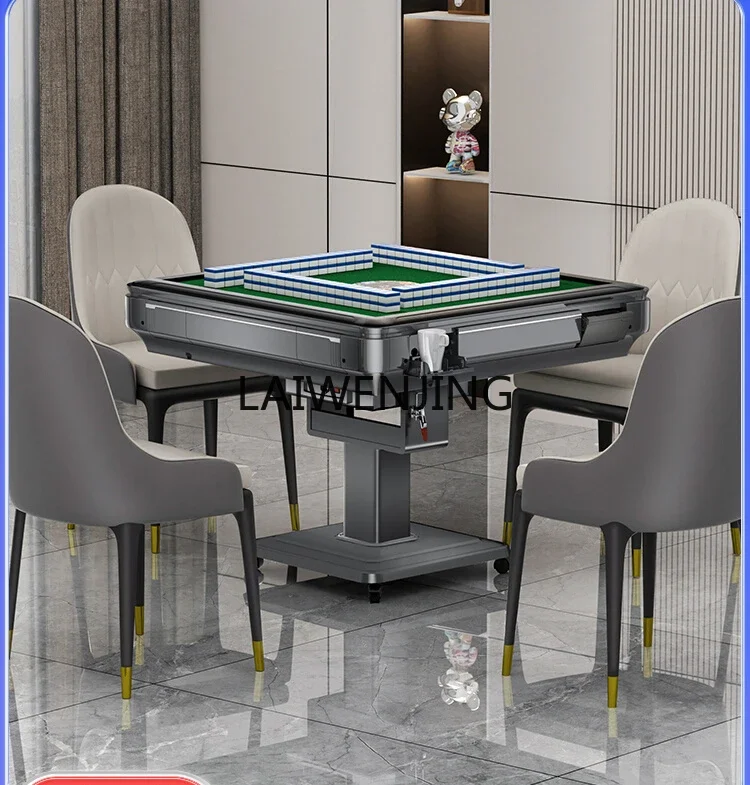 

LYN mahjong machine automatic household folding heating dining table dual-purpose silent machine hemp