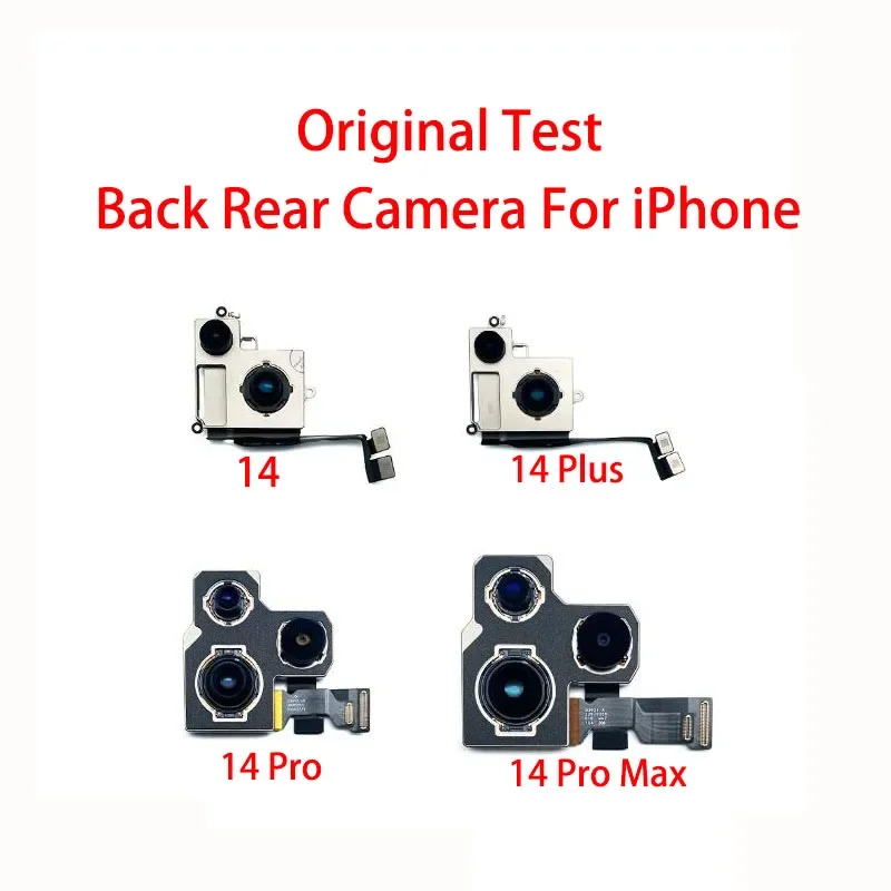 

MNAZ Ori Test Back Rear Main Camera With Flash Module Sensor Flex Cable For IPhone 14 Plus Pro Max 15 Pro Max