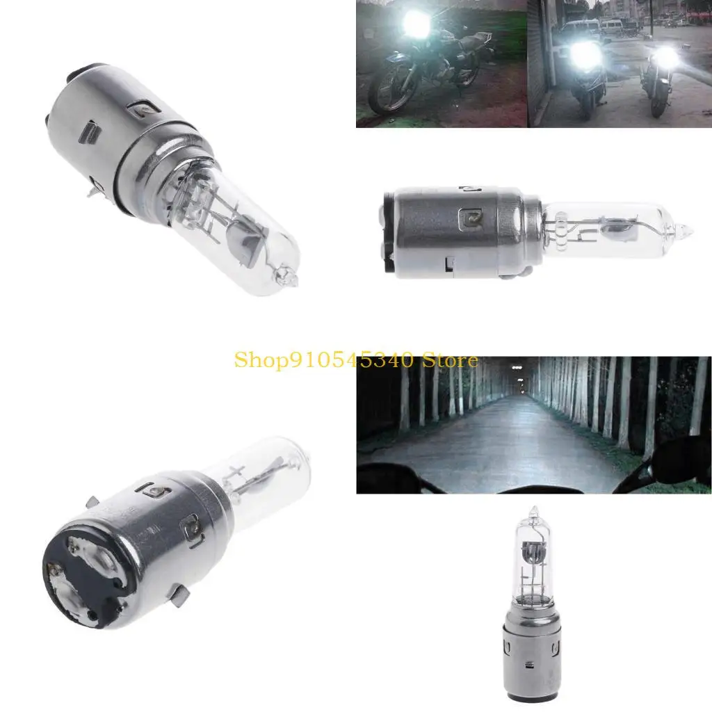 U2JA 12V 35W BA20D LED Bulbs Motorcycle High Brightness Driving Running Fog