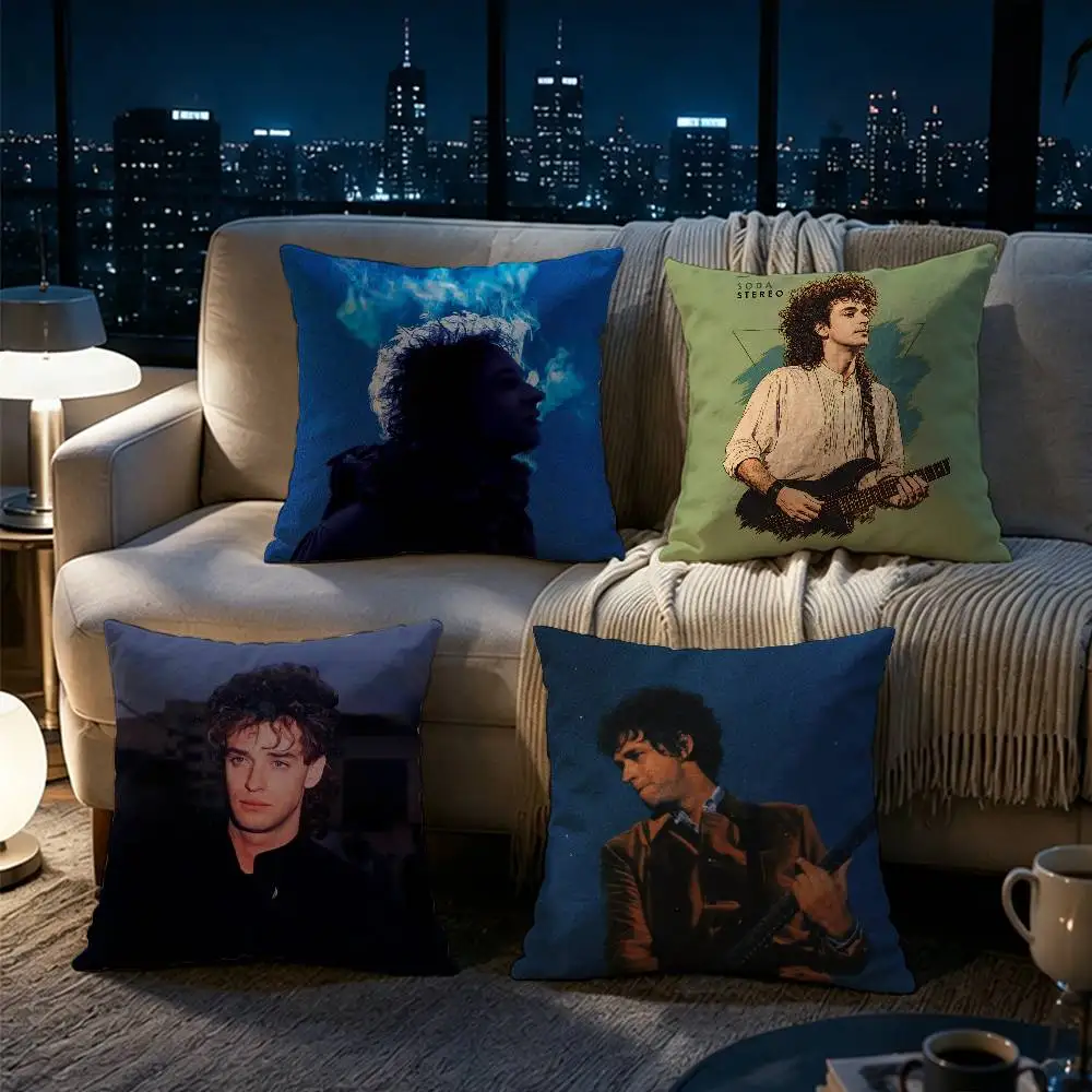 Gustavo Cerati Soda Stereo Pillow cover gift High definition digital printing,Surprise vivid pattern Household.