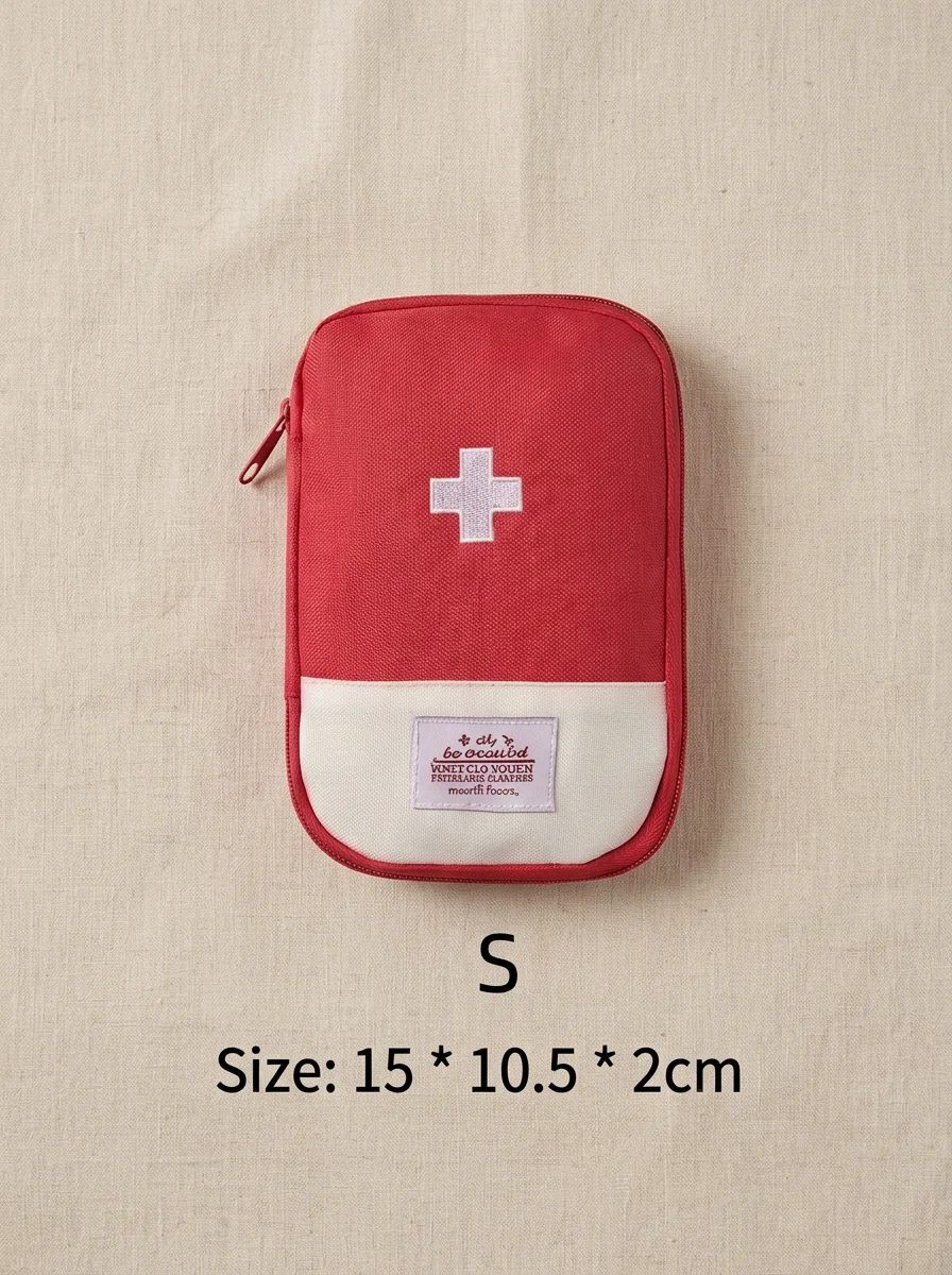 Portable Empty First Aid Bag Travel Medicine Storage Bag Waterproof Emergency Medical Kit Organizer For Home Outdoor Camping Car