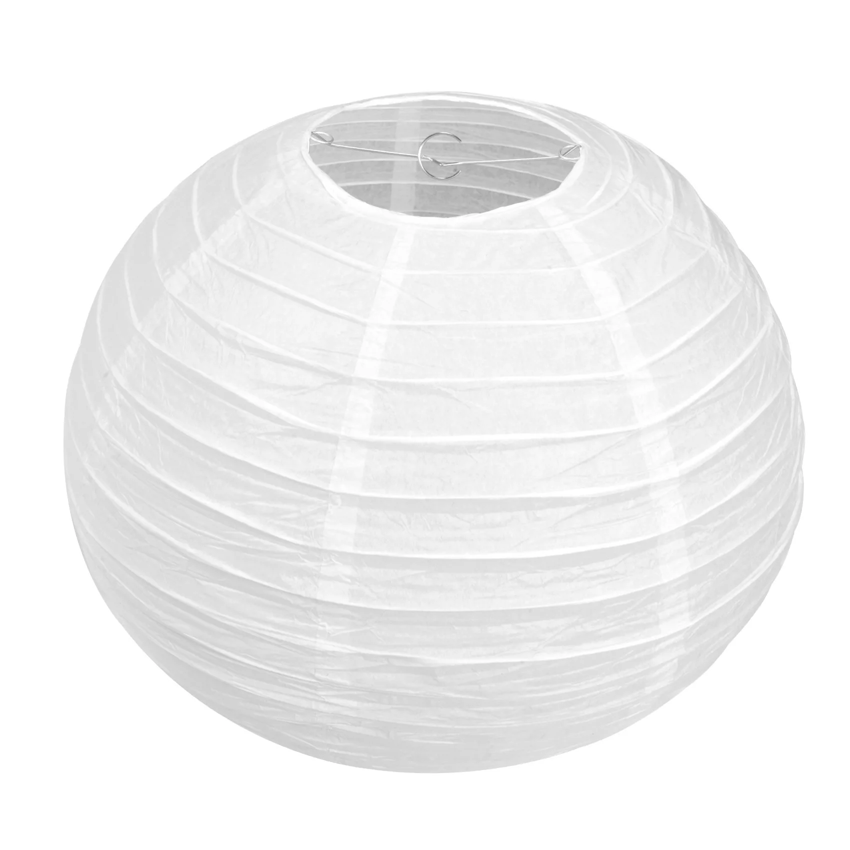 Linterna de papel japonesa china para boda, pantalla de 40cm(16 "), color blanco cremoso, 1 unidad