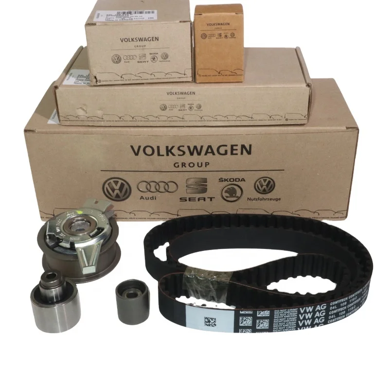 Wholesaler Timing Belt Kit Timing Set 06D109119B 06D109244E 06D109243B Timing Belt Set Tensioner Pulley for Volkswagen for Audi