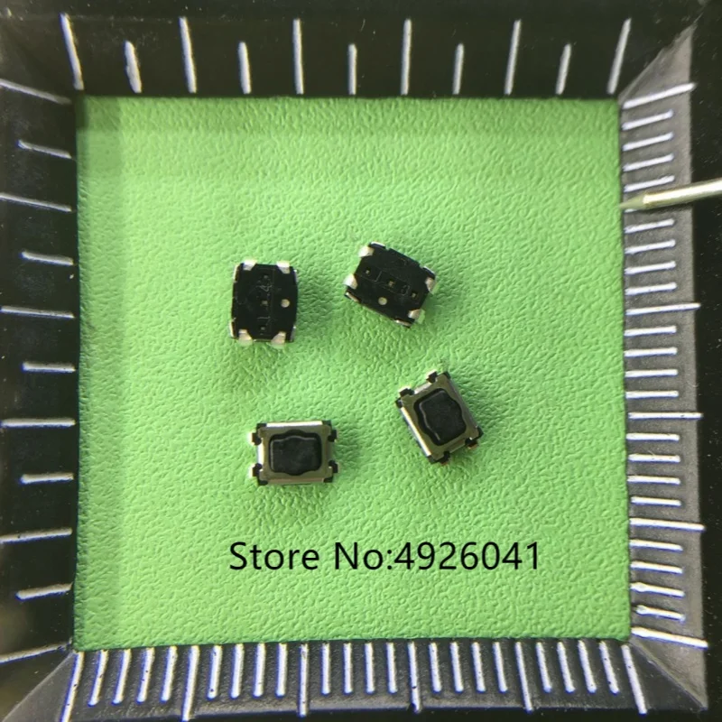 10 Buah Sakelar Sentuh EVPAA002K Patch 4-Pin Remote Control Mobil 3.5*2.9*1.7 Bentuk Bunga Plum