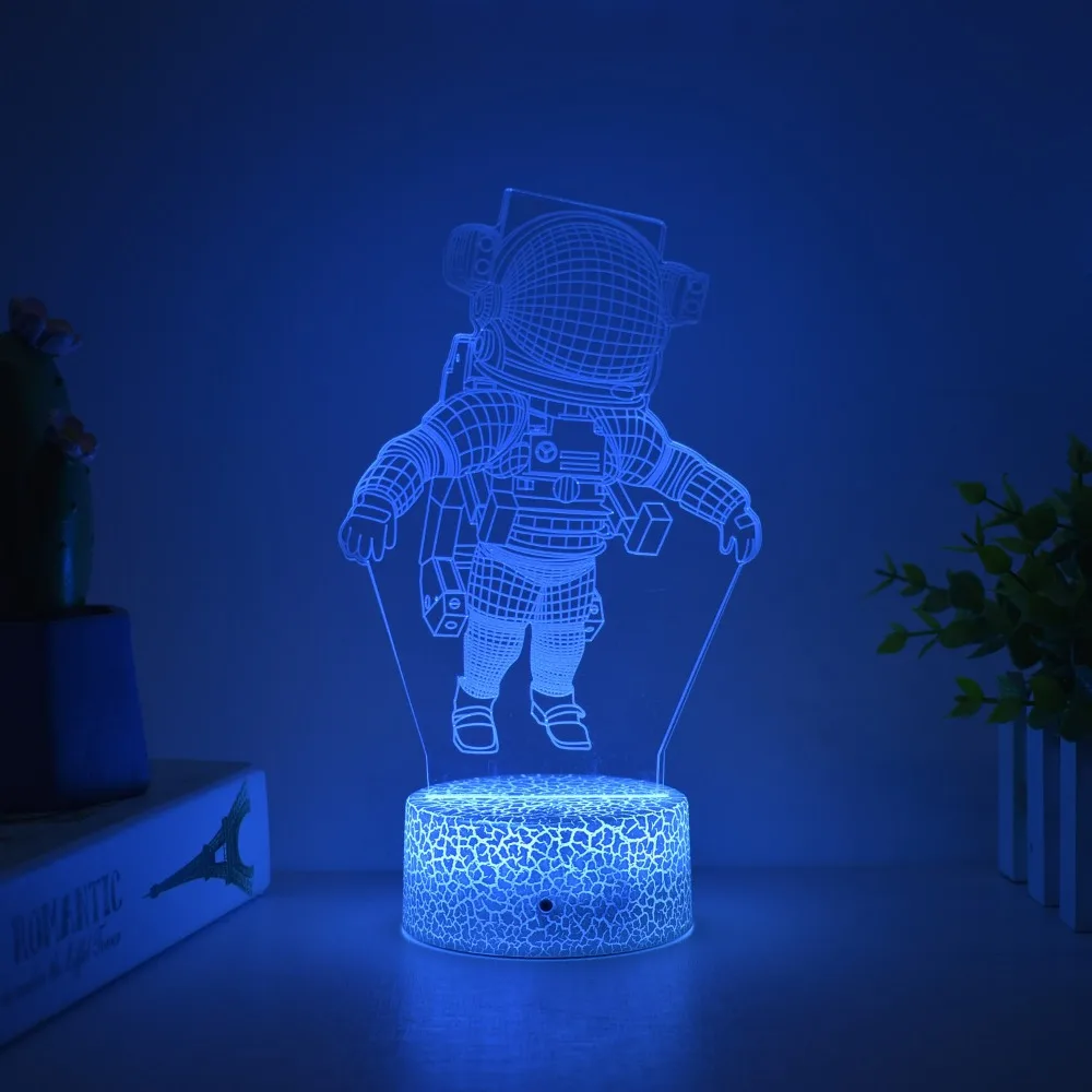 

Nighdn Astronaut 3D Night Light LED Colorful Desk Lamp Bedroom Creative Decorative Nightlight Birthday Christmas Gift for Kids