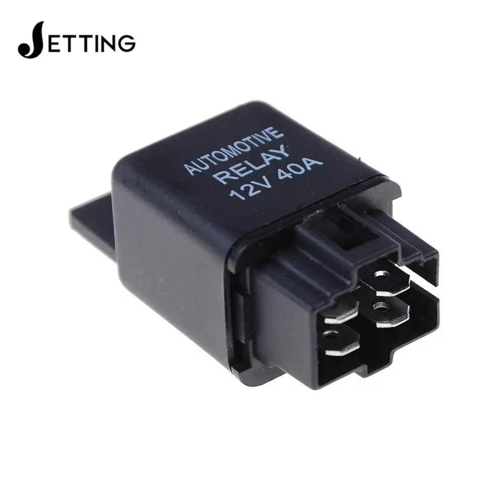 1Pc 12V 40A Car Automotive Relay 4 Pins SPST Alarm Relay with relay socket