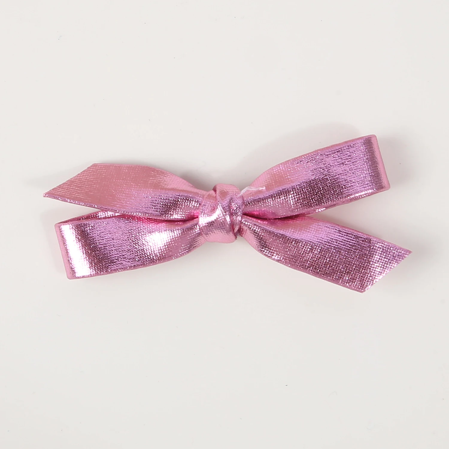 Accesorios de pajarita de cuero PU brillante para diademas, bolsa de regalo artesanal, caja, Clip para ropa, zapatos de vestir, accesorios de decoración, 10 Uds.