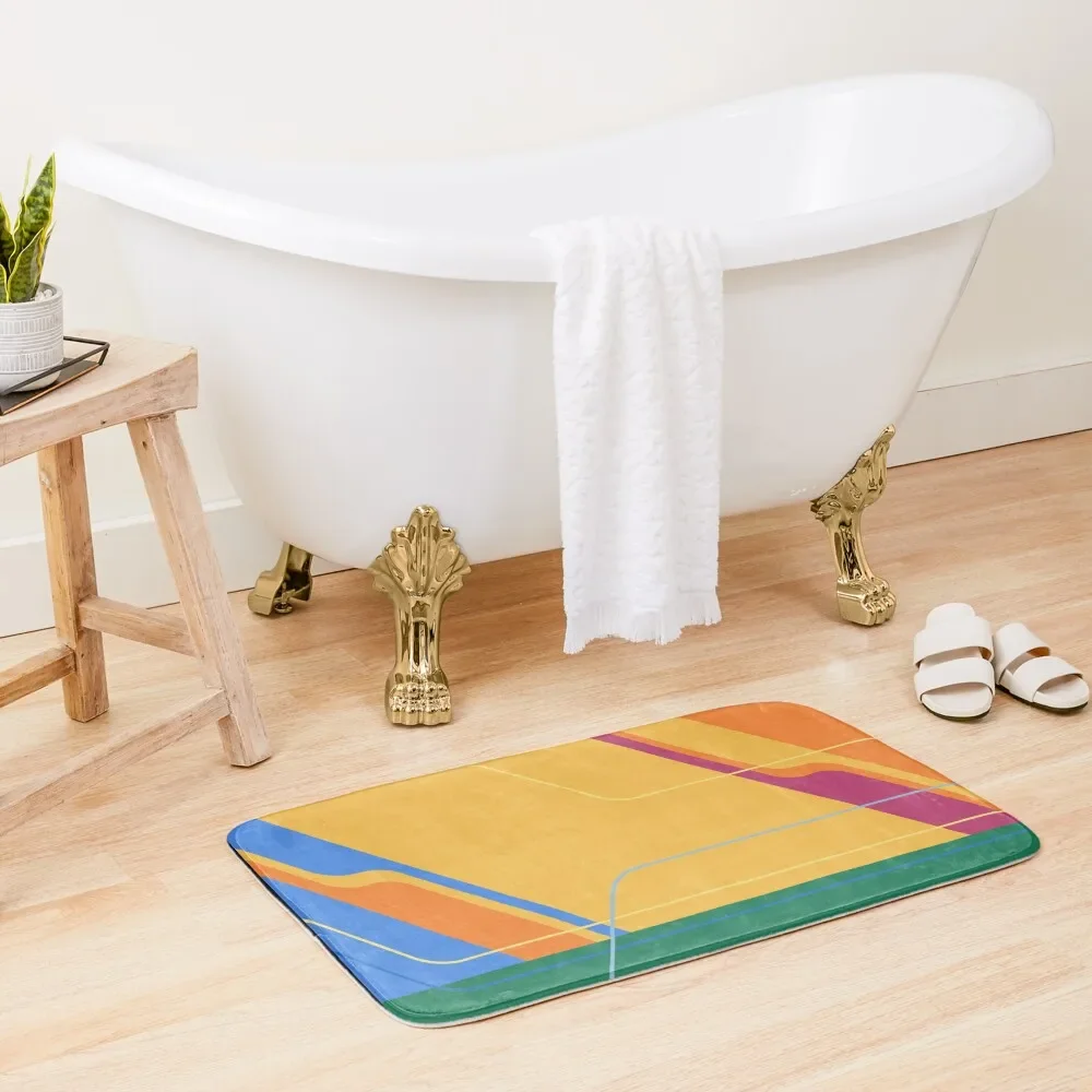 

Carousel of Progress Wall Bath Mat Water Absorbent Hallways Mat