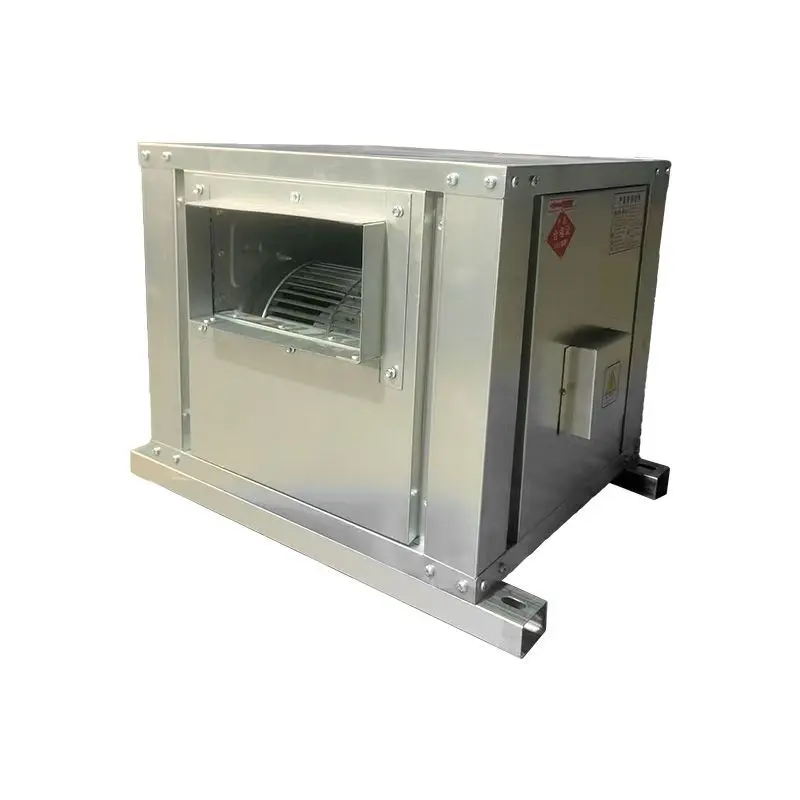 

Low Noise Centrifugal Fan Cabinet Large Air Volume External Rotor Fan Commercial Single Way Air Supply Exhaust Fresh Air Fan Box
