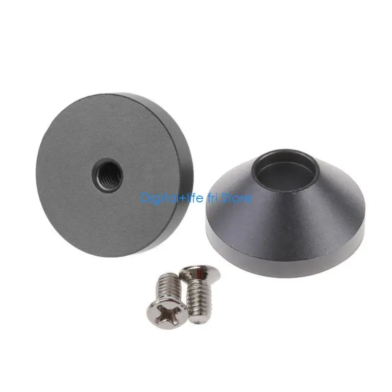 

E06D Mechanical Keyboard Metal Anodized Aluminum Cone Feet Alu Support Pad 2Pcs