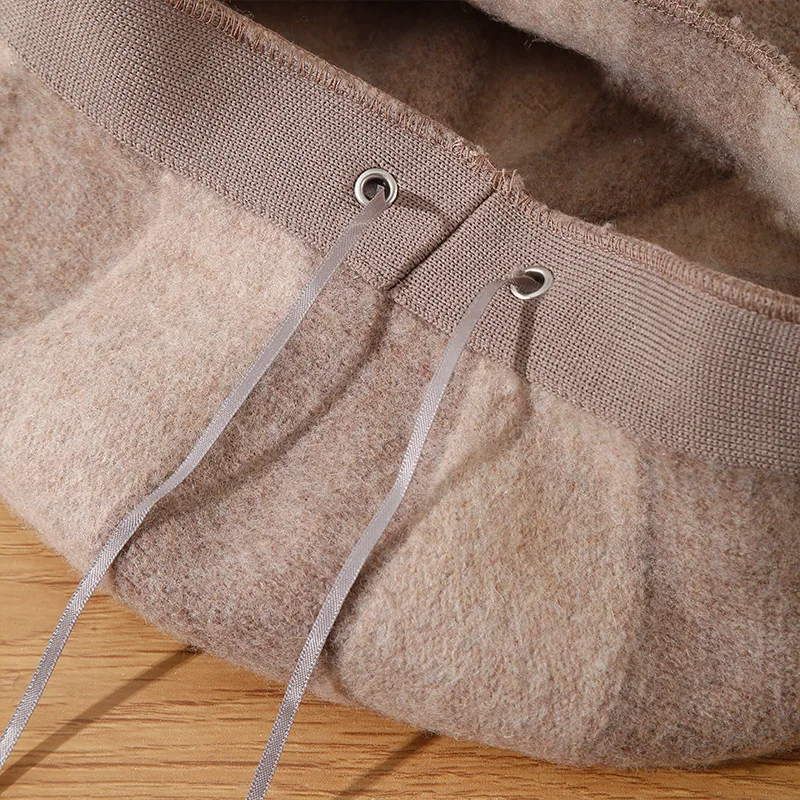 الخريف الشتاء قبعة صوف مسطحة أعلى اللون حظر الأزياء قبة ثلاثي الأبعاد الصوف قبعة الرسام البريطاني قبعة بونيه 4m771