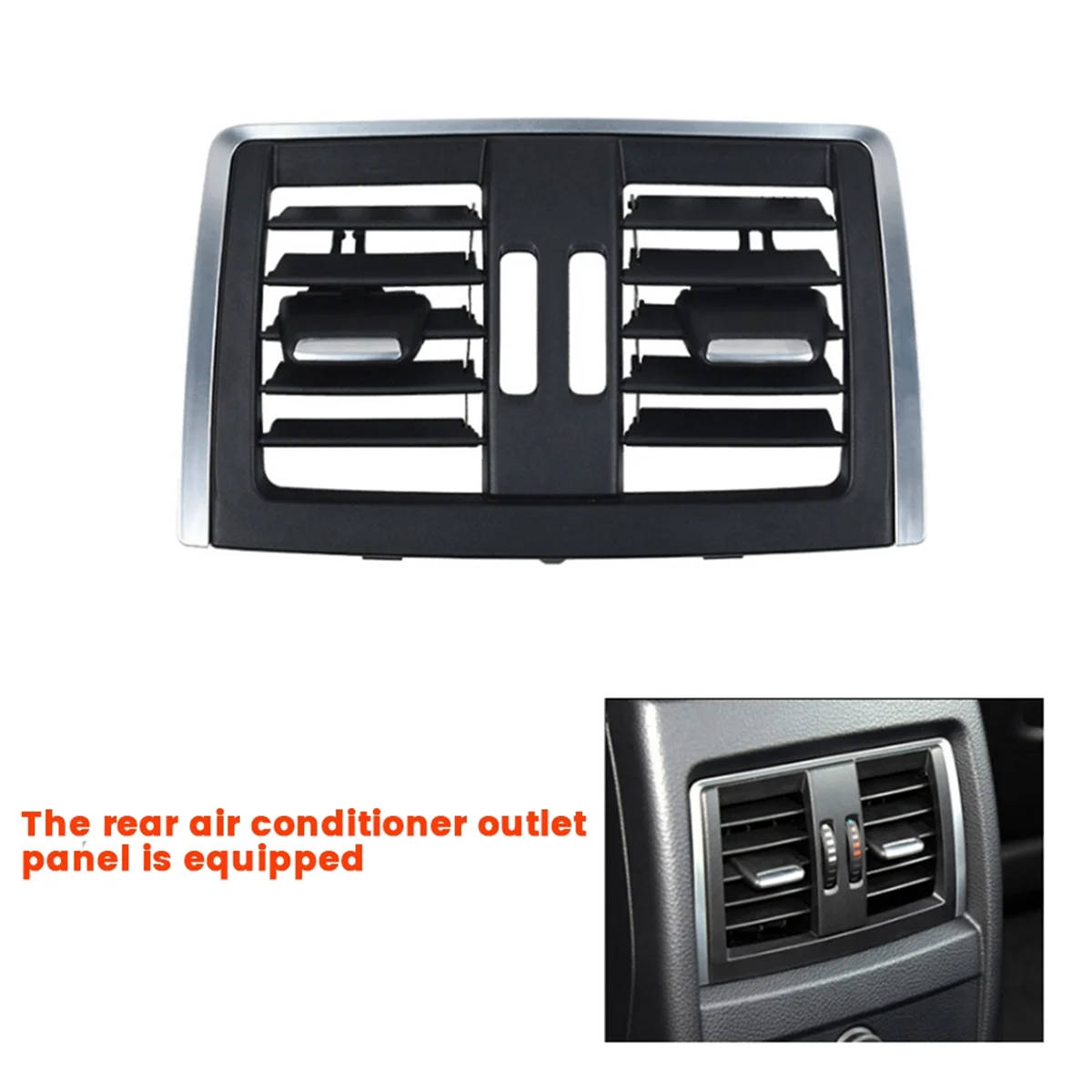 Car Rear Air Vent Outlet Cover Panel 64229333675 for BMW 1 2 3 4 Series F20 F31 F22 F32 Rear A/C Air Outlet Grille,A