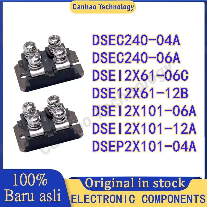 

DSEI2X61-06C DSE12X61-12B DSEC240-04A DSEC240-06A DSEP2X101-04A DSEI2X101-06A DSEI2X101-12A Fast Recovery Diode Module