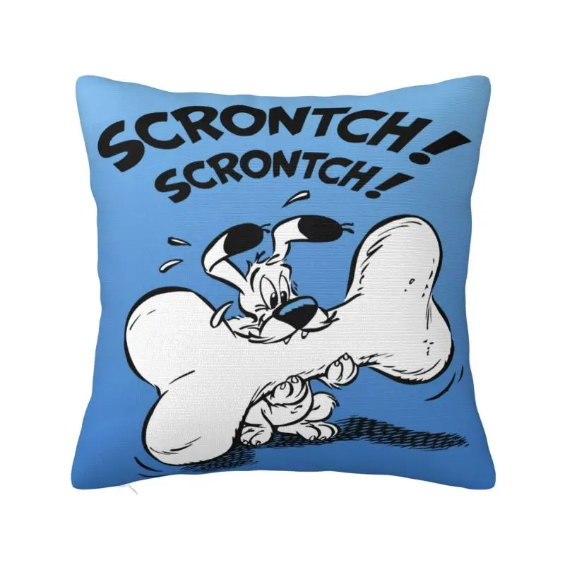 Juste de coussin de luxe personnalisée pour canapé, aventure, manga, Getafix, drôle, Dogtravaillait x