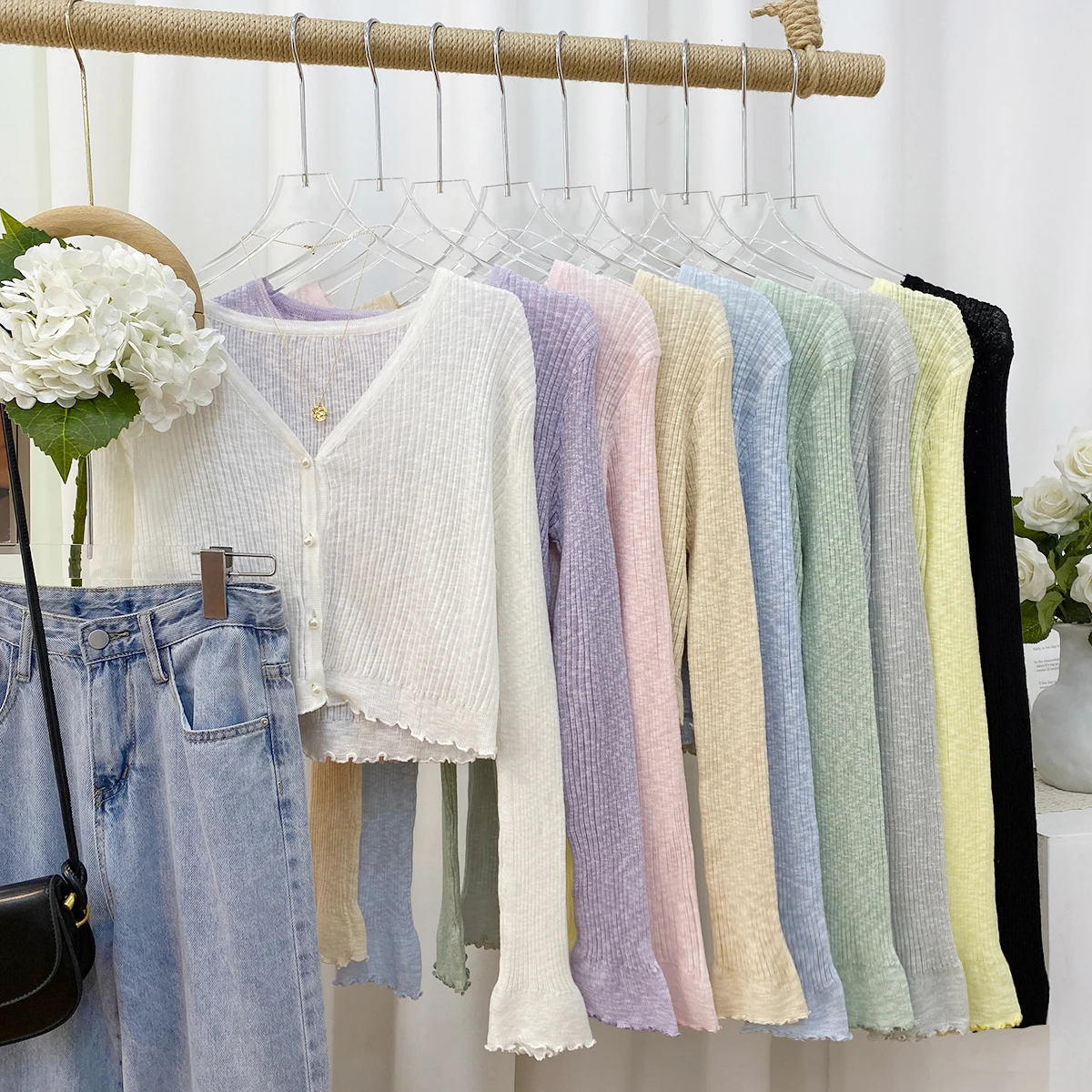 Thumbnail 4 - #22 Trending Button Front Cardigans Right Now