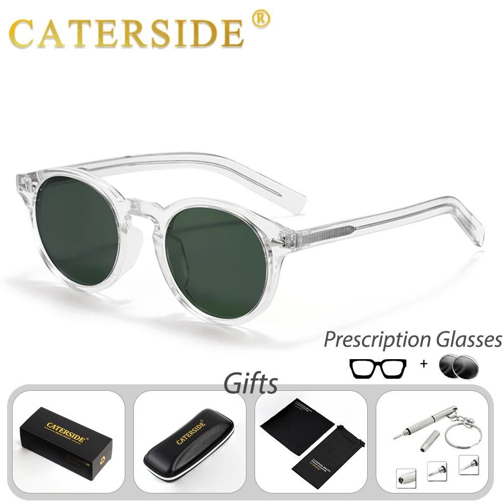 

CATERSIDE Новые модные мужские солнцезащитные очки с диоптриями, квадратная оправа TR-90, оптические солнцезащитные очки, женские очки для вождения на открытом воздухе, UV400