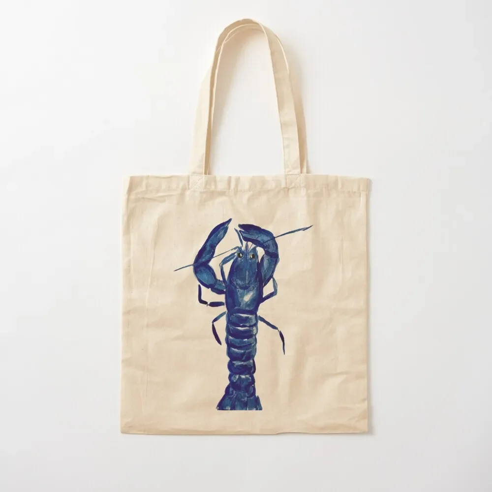 

blue lobster Tote Bag supermarket folding bag shopping trolley bag