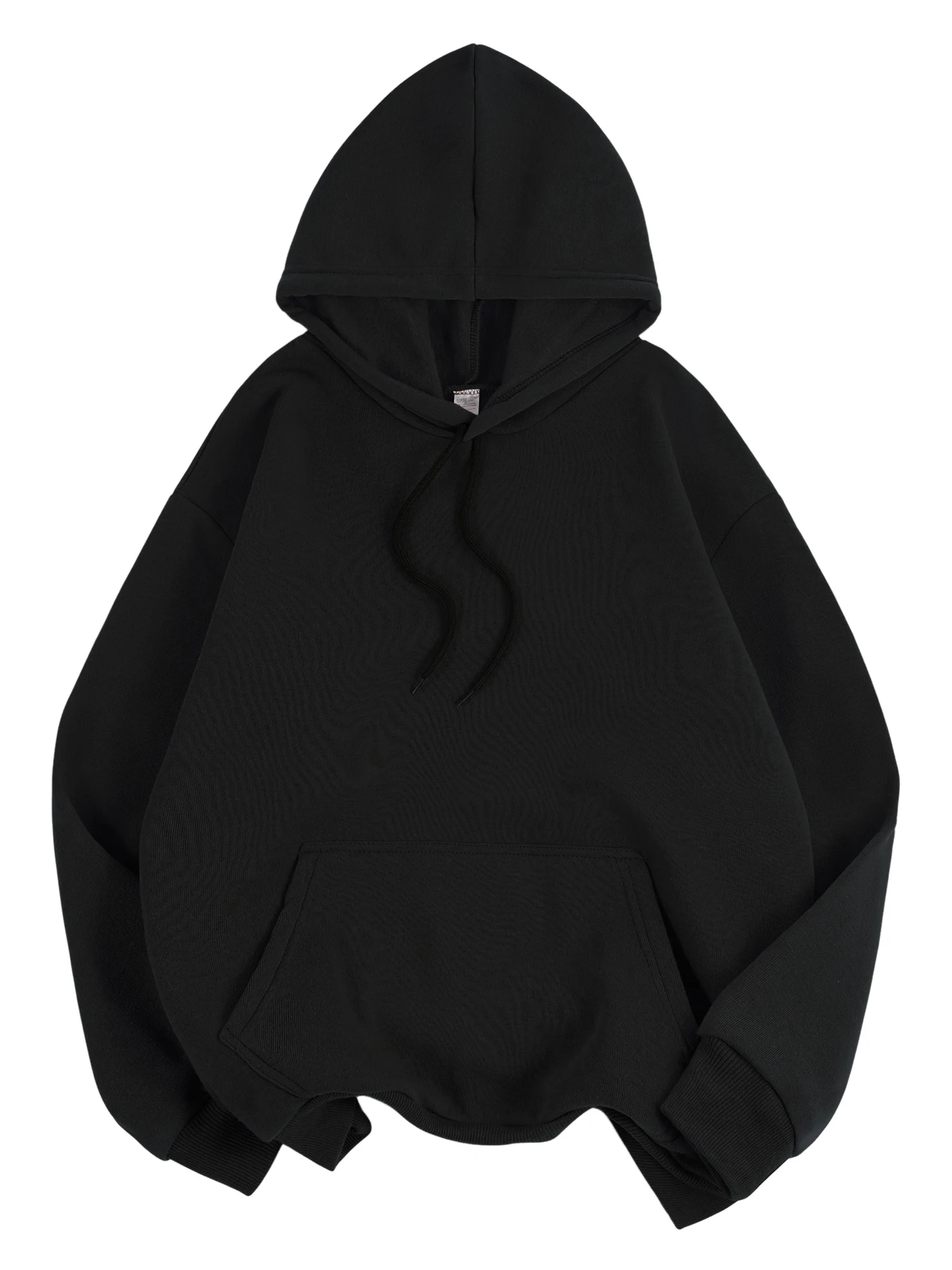 Basic Winter Womens Solid Hoodies Strecth Fleece Comfortable Sweatshirts Loose Pocket Warm Clothes New Street Female Pullover