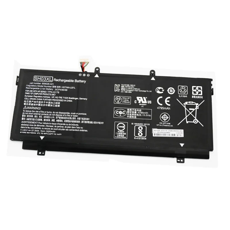 Imagem -03 - Bateria para hp Spectre Cn03xl Sh03xl X360 13-ac033dx 13-ab002 13-ac014tu 13-w023dx Hstnn-lb7l 901345855 11.55v